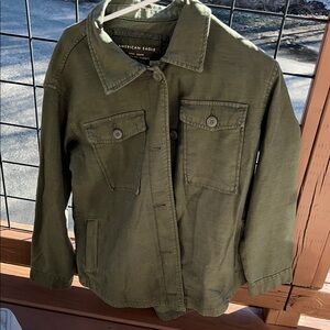 American Eagle Olive Green Jacket XS NWT
